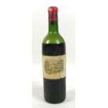 Vintage Wine: a bottle of Chateau Lafite-Rothschild, 1960, Premier Grand Cru Classe, Pauillac, U: