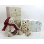 Two limited edition Steiff musical teddy bears, "Jerusalem" bear, edition 771/2000, blond with