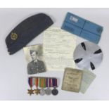 A WWII medal group and RAF related ephemera, belonging to F/Sgt. Arthur Savage 365614, comprising