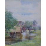 Wilfrid Williams Ball (British, 1853-1917): 'Eynsford', signed, titled and dated 1905 lower right,
