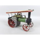 A Mamod traction engine T.E.1 Steam Tractor, with original box and instructions, missing funnel,