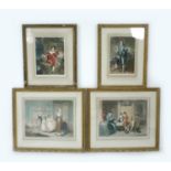 After Sydney E. Wilson, all signed, two mezzotints of paintings by Sir Thomas Lawrence, 'The Romps',