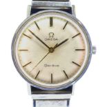 An Omega Geneve gentlemen's stainless steel wristwatch, ref 131.018 SP, circa 1970, circular