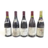 Vintage Wine: a mixed parcel of red wines, comprising a Nicolas Potel Volnay, 2000, a Reserve Perrin