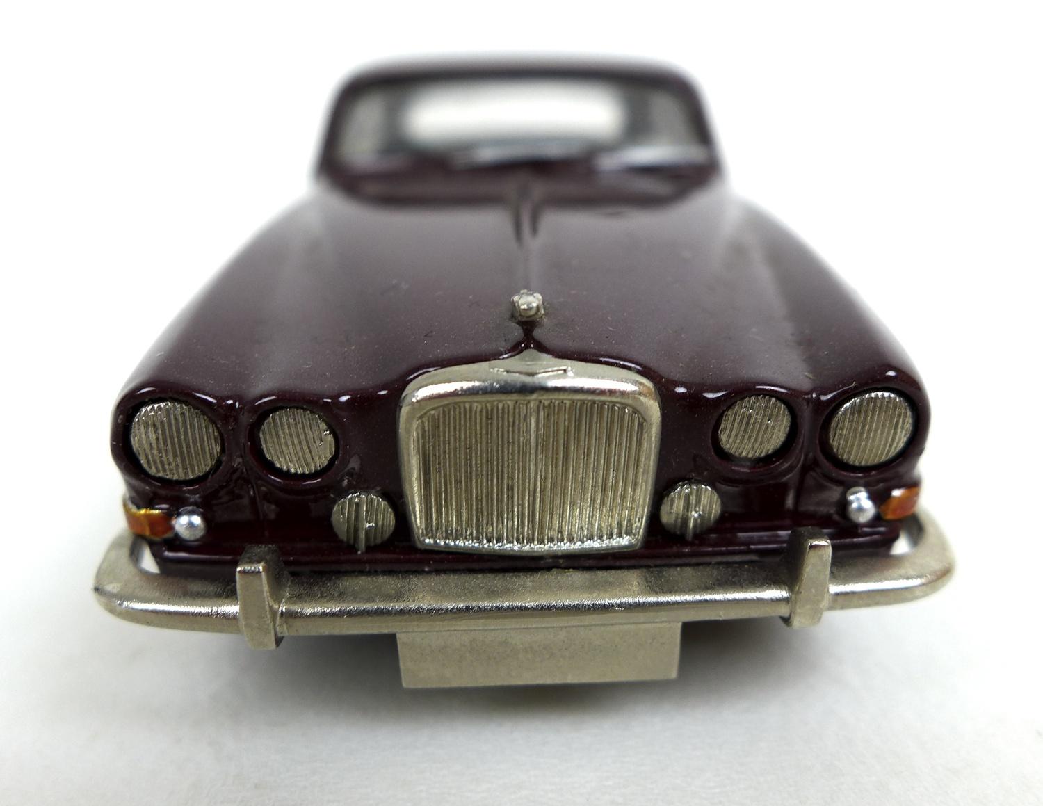 Four 1/43 scale die cast model classic cars, comprising a Gems & Cobwebs 1961-1966 Jaguar Mk. X in - Image 4 of 23