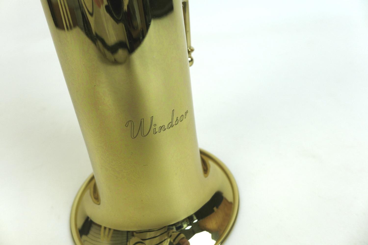 A Windsor soprano saxophone, with mouth piece and replacement reeds and a fitted hard case. - Image 3 of 9