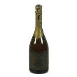 Vintage Champagne: a bottle of Noble Cuvee de Lanson champagne, circa 1980, U: 1.5cm inverted.