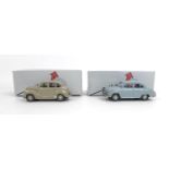 Two Pathfinder Models 1/43 die cast models of classic cars, a limited edition 1950 Austin Devon in