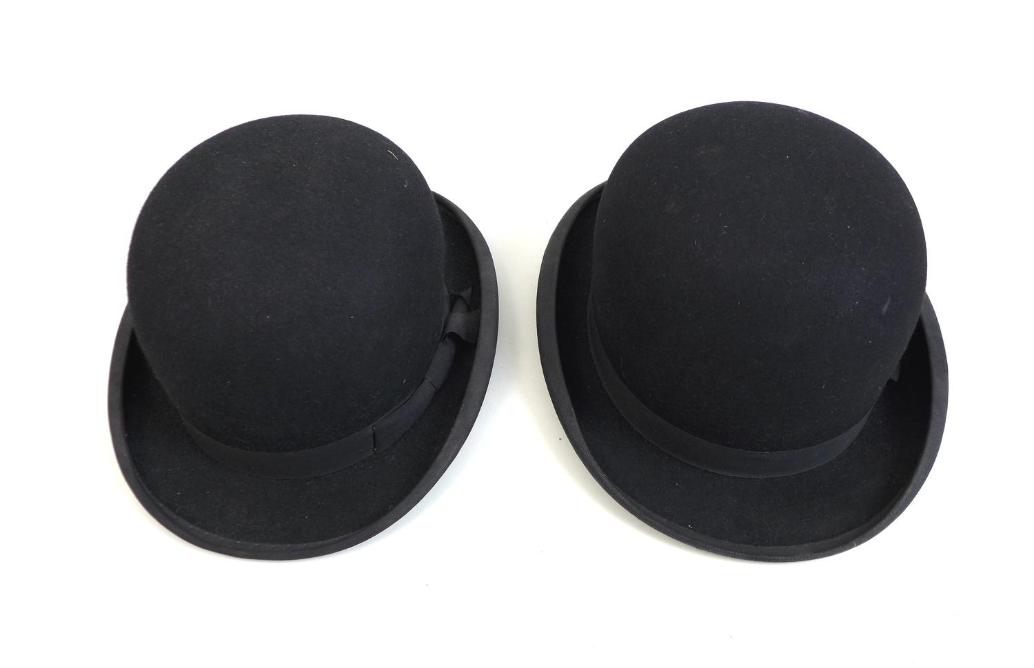 Two vintage grey felt top hats, comprising two a grey felt top hats, with one by Kirsop of Glasgow - Image 15 of 15