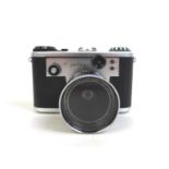 A Corfield Gold Star Periflex camera with Corfield Lumax 1:28/50mm lens, serial 3203270, with