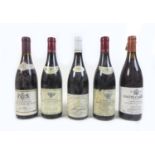 Vintage Wine: a mixed parcel of red wines, including Bourgogne Hautes Cotes De Nuits, 1992, two