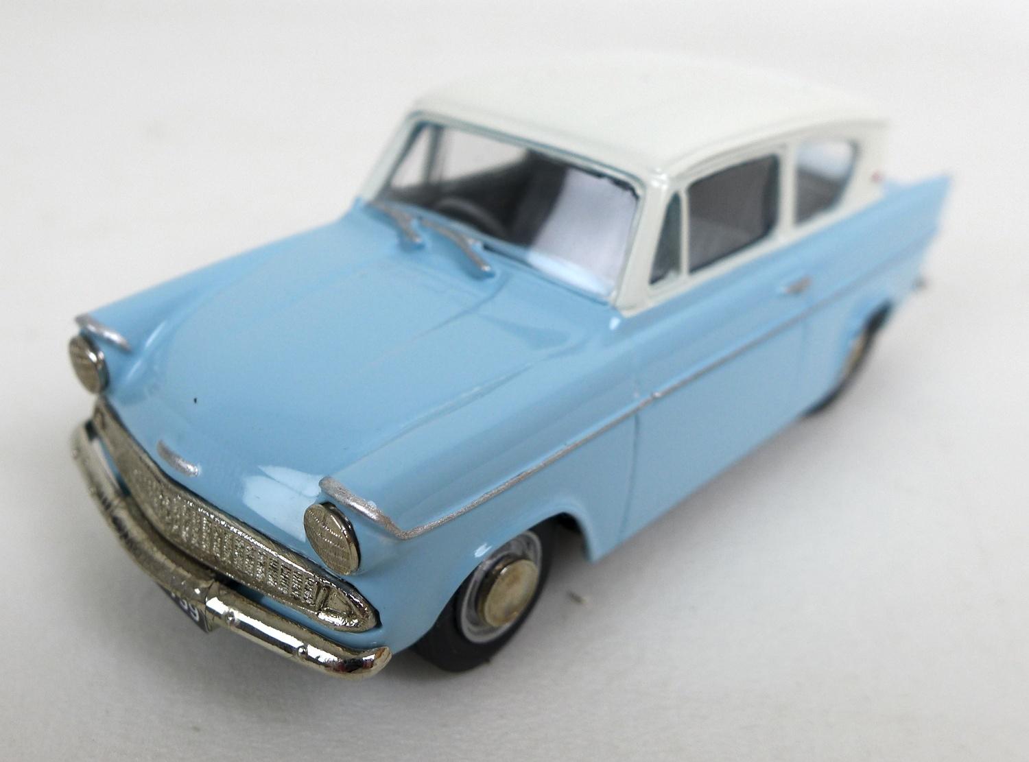 Four 1/43 scale die cast model classic cars, comprising a Gems & Cobwebs 1961-1966 Jaguar Mk. X in - Image 12 of 23