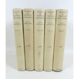 Five volumes of 'Birds of Tropical West Africa' by David Bannerman, vols. 1-5, pub. 1931-1939 Oliver