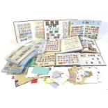 A quantity of GB and World stamps, in nine albums and further loose, together with a collection of