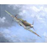 Rod Lomas AGAVA (British, 20th century): 'Spitfire Mk Vb No 19 Squadron', signed and dated '04 lower
