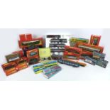 A quantity of Hornby 00 gauge railway models, including three Tri-ang Hornby R228 Pullman coaches (