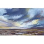 Loretta Higgs (British, 20th century): 'Distant Horizons', signed lower left and titled verso,