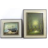 Two modern oils on canvas landscapes, comprising a woodland scene, signed 'Fasani' lower left, 39 by