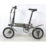 An MPMAN model EB7 electrically assisted bike, with foldable aluminium body, 17.2 kg, 250W motor