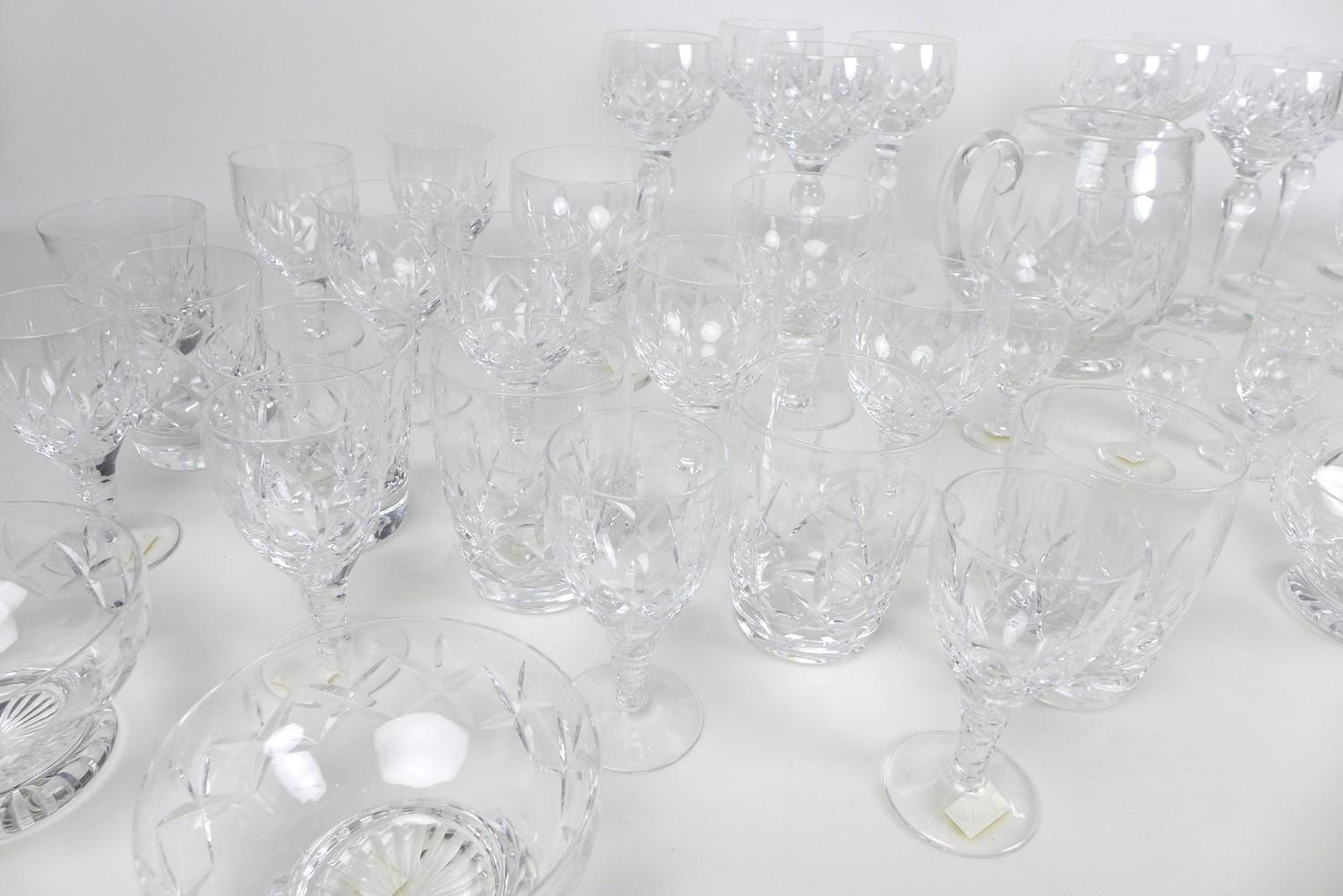 A suite of Stuart crystal drinking glasses, comprising eight large wine, twelve small wine, eight - Image 4 of 4