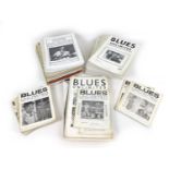 A collection of 110 issues of Blues Unlimited magazine 1965-1987, Blues Unlimited was founded in