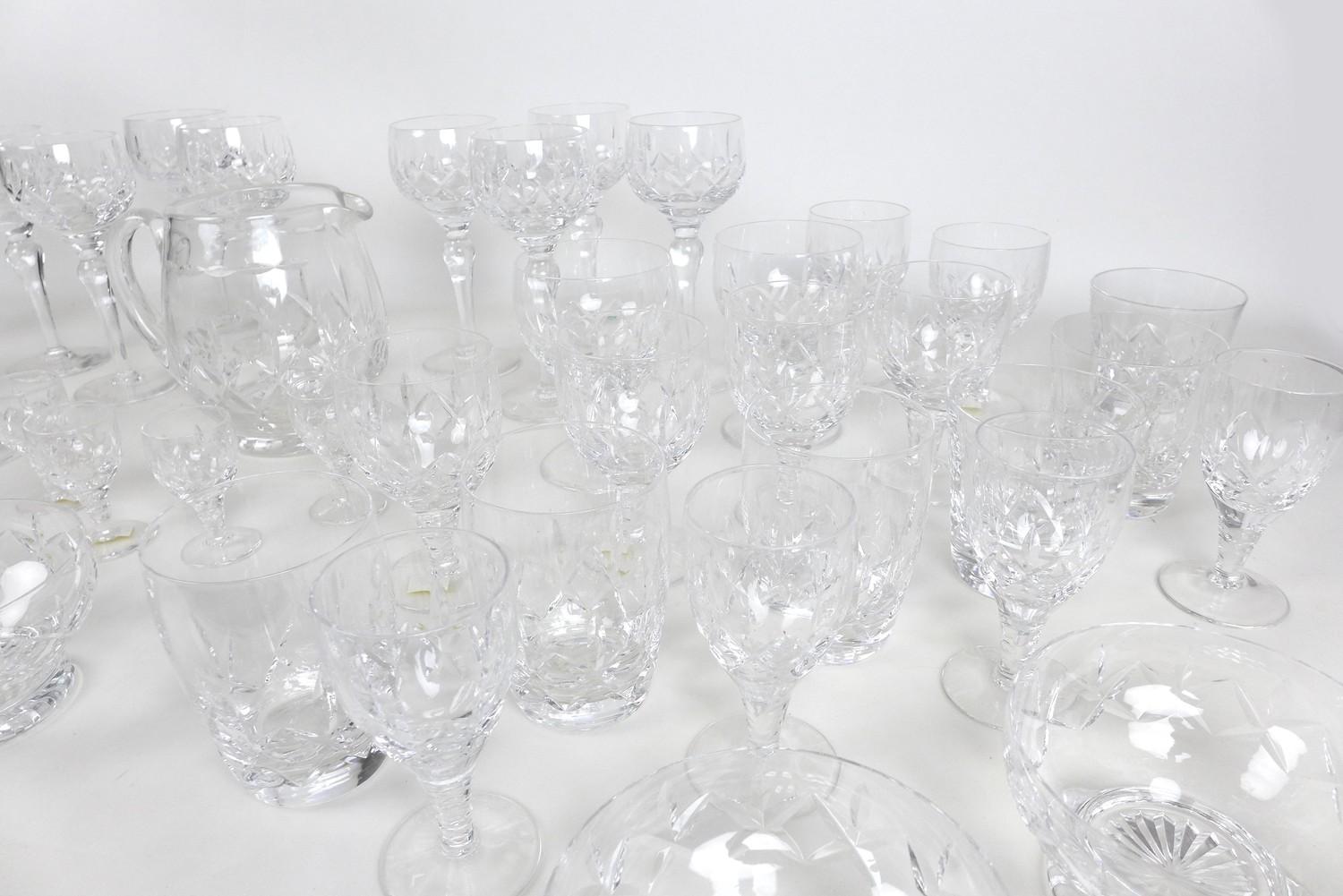 A suite of Stuart crystal drinking glasses, comprising eight large wine, twelve small wine, eight - Image 3 of 4