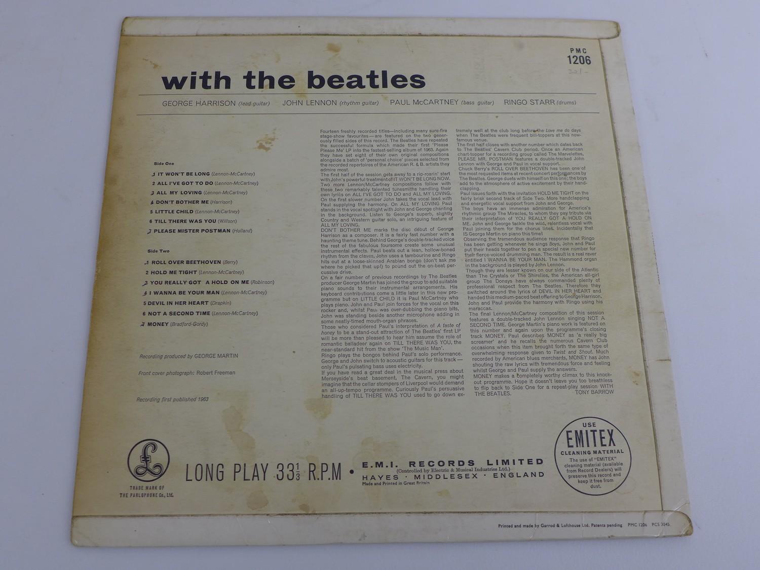 A collection of forty six records, including a 1963 'With the Beatles' PMC 1206, Simon & - Image 3 of 3