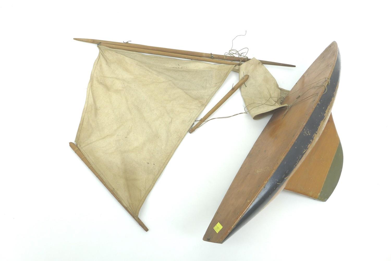 Two wooden model ship kits and five wooden sailing boats, comprising a Dallas Revenue Cutter kit, an - Image 5 of 8