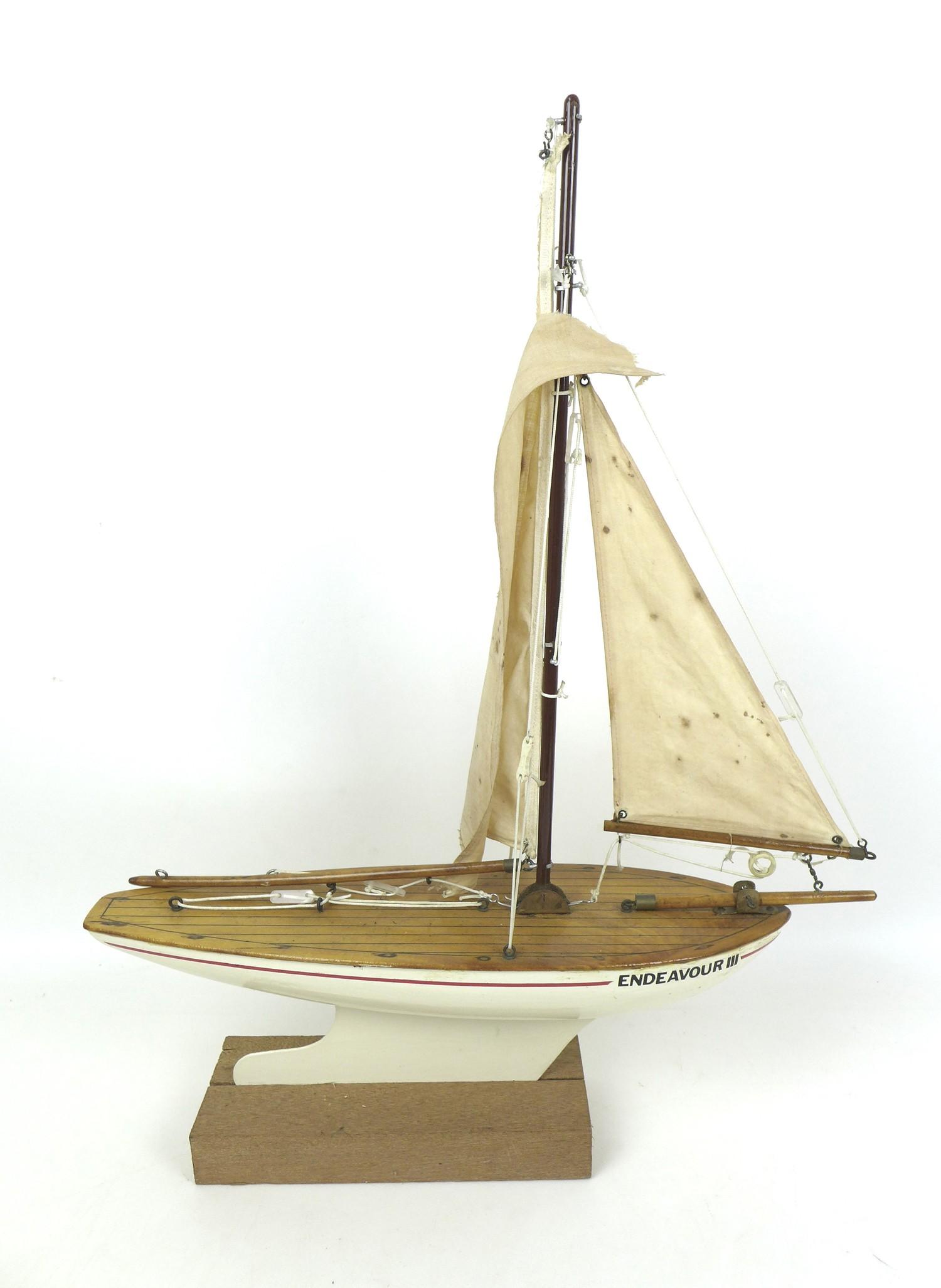 Two wooden model ship kits and five wooden sailing boats, comprising a Dallas Revenue Cutter kit, an - Image 4 of 8