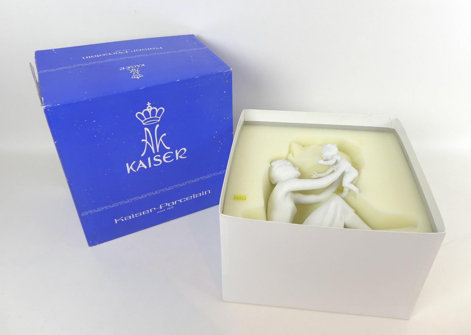 A Kaiser Porcelain Mother and child figurine with other collectables, including commemorative - Image 4 of 4