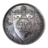 A George V silver medallion, issued by Elkington for the National Rifle Association, Imperial