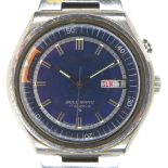 A Seiko Bell-Matic stainless steel gentleman's wristwatch, circa 1975, ref. 4006-6040