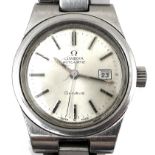 An Omega Geneve lady's stainless steel wristwatch, ref 566 0067 / 766 0805, circa 1976