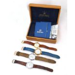 A group of four Russian Poljot gentleman's wristwatches, comprising a gold plated Basilika