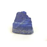 A large piece of Lapis Lazuli, weighing over one kilo, of good ultramarine blue colour with some