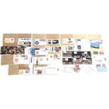 A collection of GB and Foreign First Day Covers, Royal Mail Stamp Cards 1980-1986, some used