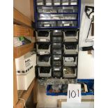 Drawers of picture hooks, back plates etc.