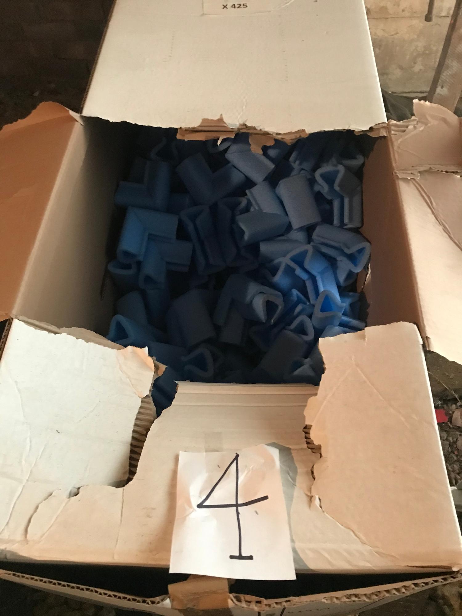 Box of foam corners.