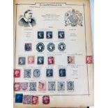 An collection of 19th century 'Illustriertes Briefmarken' album of International and British stamps,