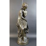 After Mathurin Moreau (French, 1822-1912): an early to mid 20th century reconstituted bronze