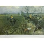 After Lionel Edwards (1878-1966): a group of four hunting and equine prints, 'The Duke of Rutlands