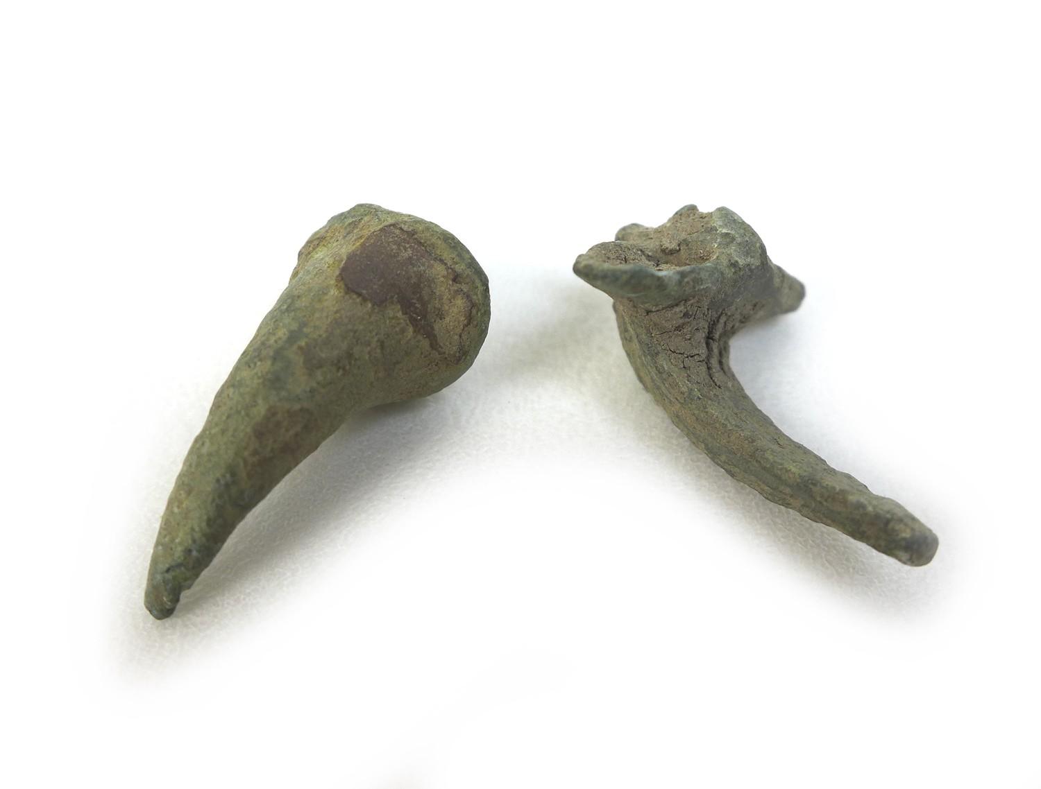 A group of seven Roman, Medieval and later detectorist finds, comprising a Colchester derivative - Image 3 of 7