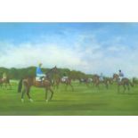 After Madeline Selfe (1910-2005): two limited edition horse racing prints, 'The 200th Derby' and '