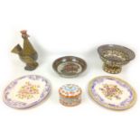 A group of six pieces of 20th century European ceramics, including a Jean Gerbino (1876-1966)