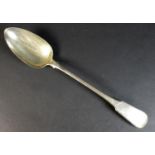 A George III silver old English fiddle pattern serving spoon, Thomas Wilkes Barker, London 1815,