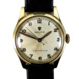 A vintage Rolex Shock-Resisting 9ct gold cased gentleman's wristwatch, circa 1950s, ref. 12325,