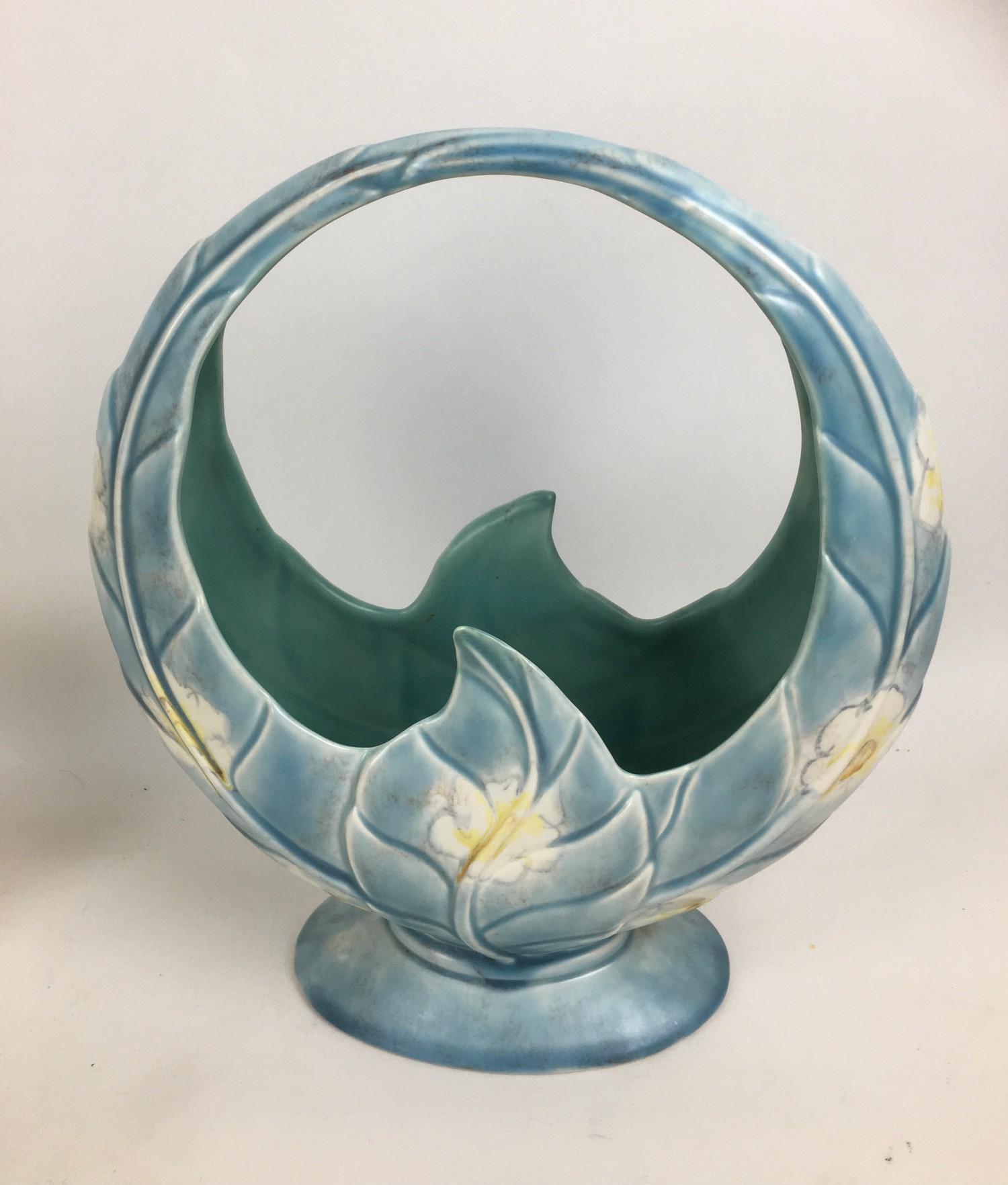 A collection of Art Deco and similar style ceramics, comprising, a Beswick Art Deco style floral - Image 3 of 6