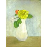 Ken Turner (British, 20th century): 'Roses', signed upper right, titled and dated 1957 to card