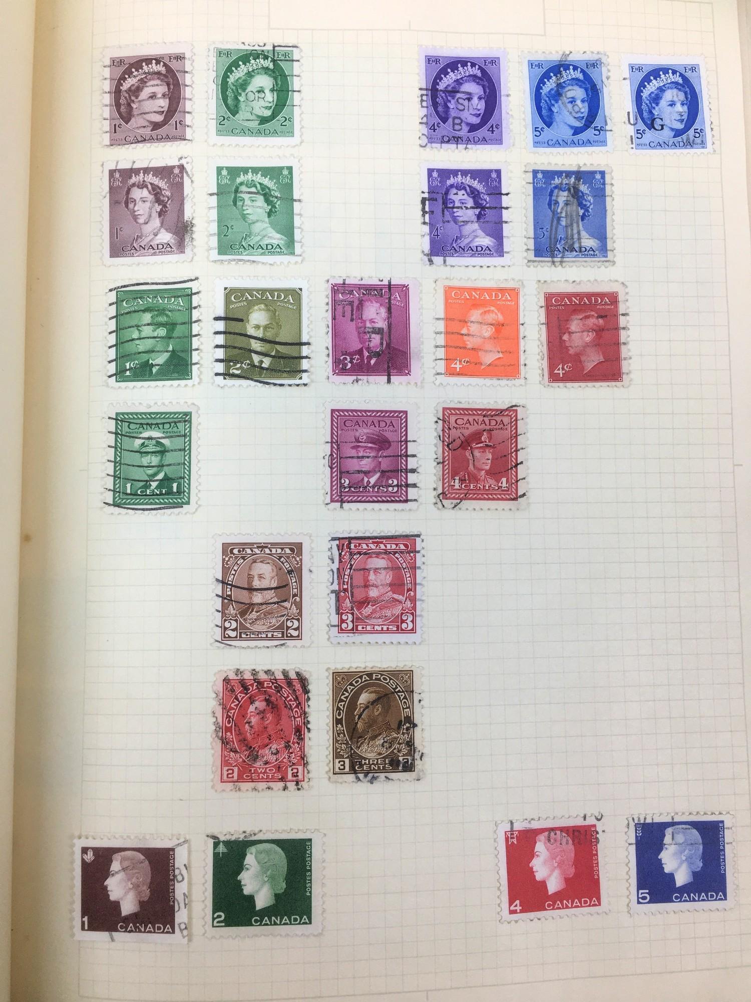 A collection of British stamps, including eight albums of various sizes of stamps, including one old - Image 5 of 8