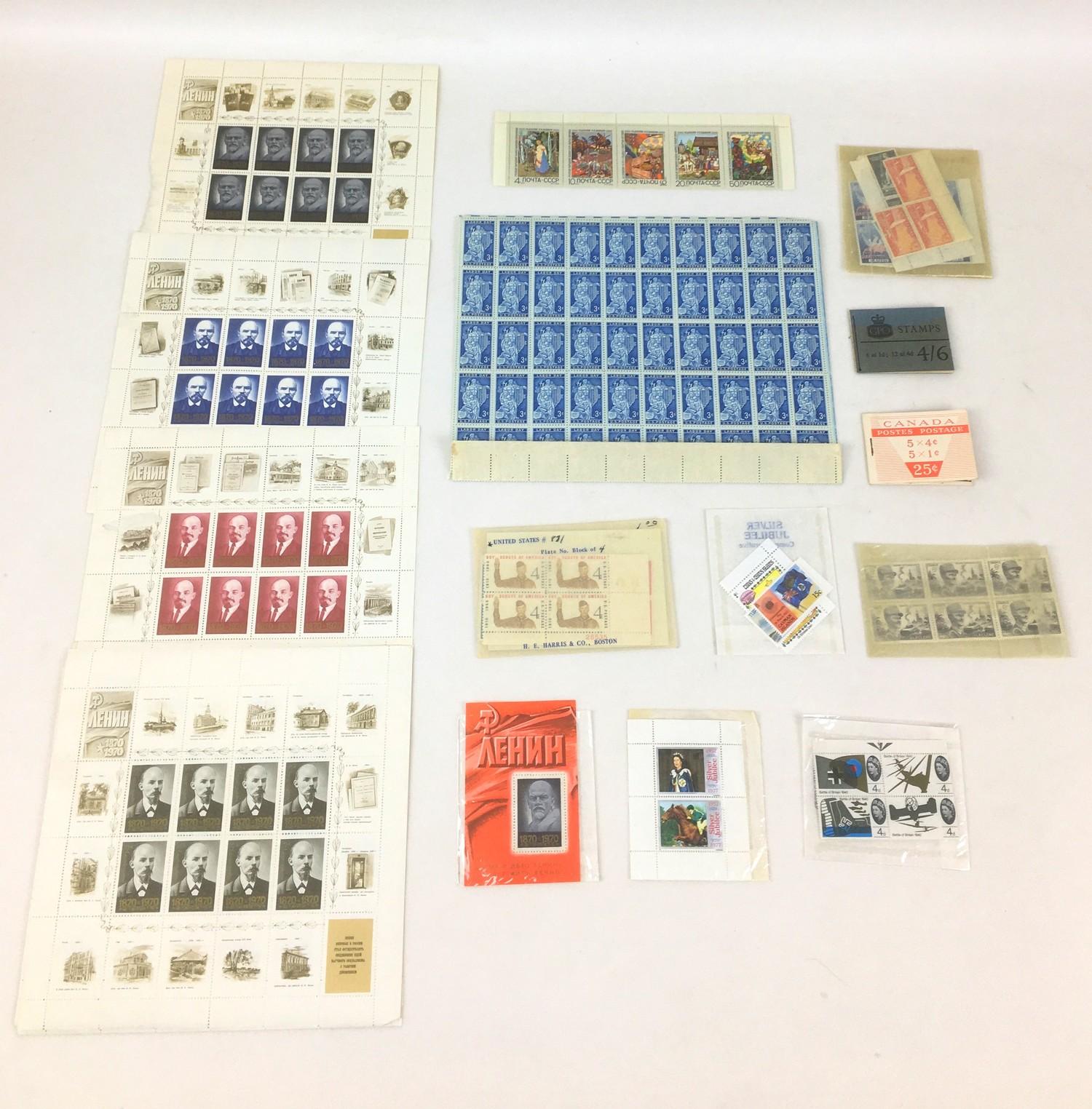 A collection of British stamps, including eight albums of various sizes of stamps, including one old - Image 2 of 8